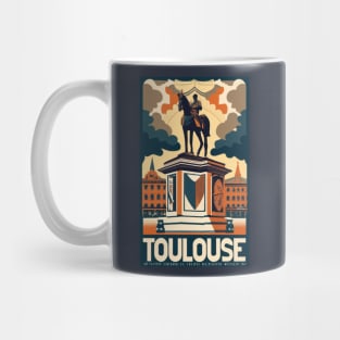 A Vintage Travel Art of Toulouse - France Mug